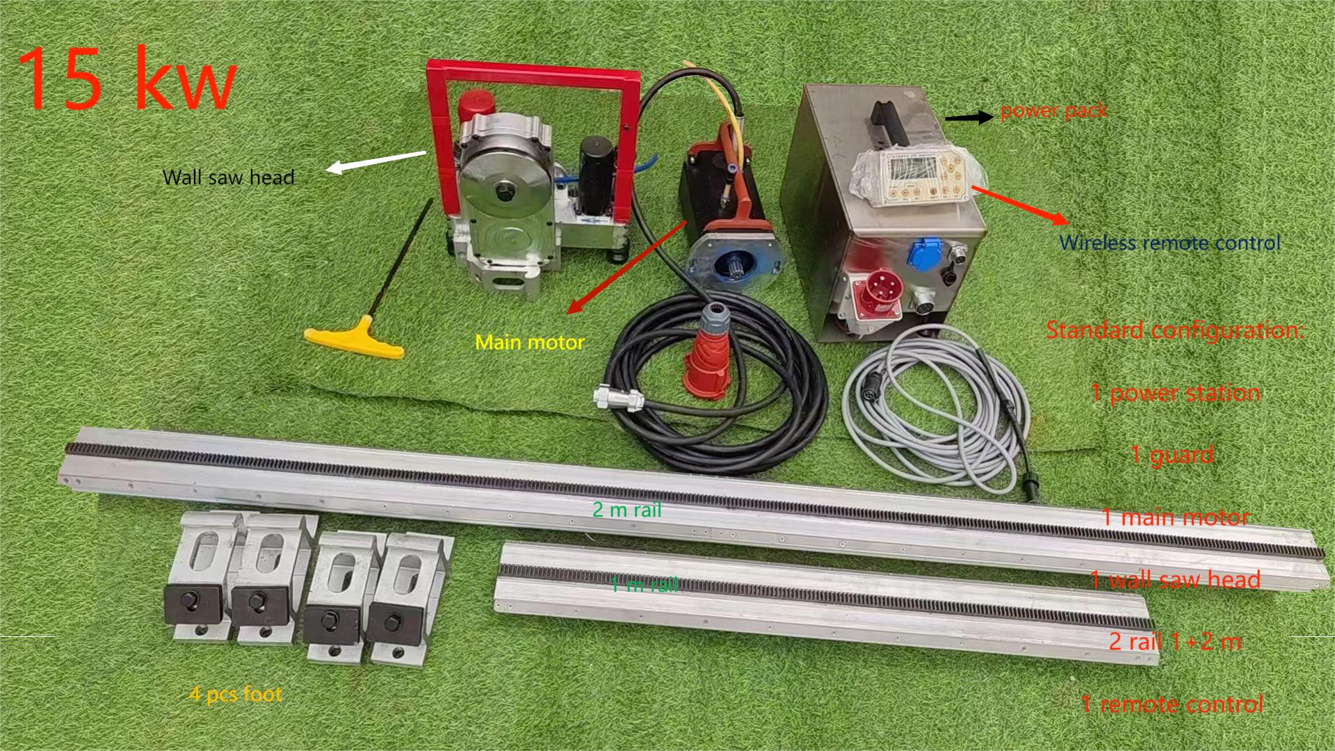22 Kw High frequency wall saw and wire saw system* - Image 4