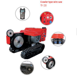 22KW Crawler type wire saw single wheel type